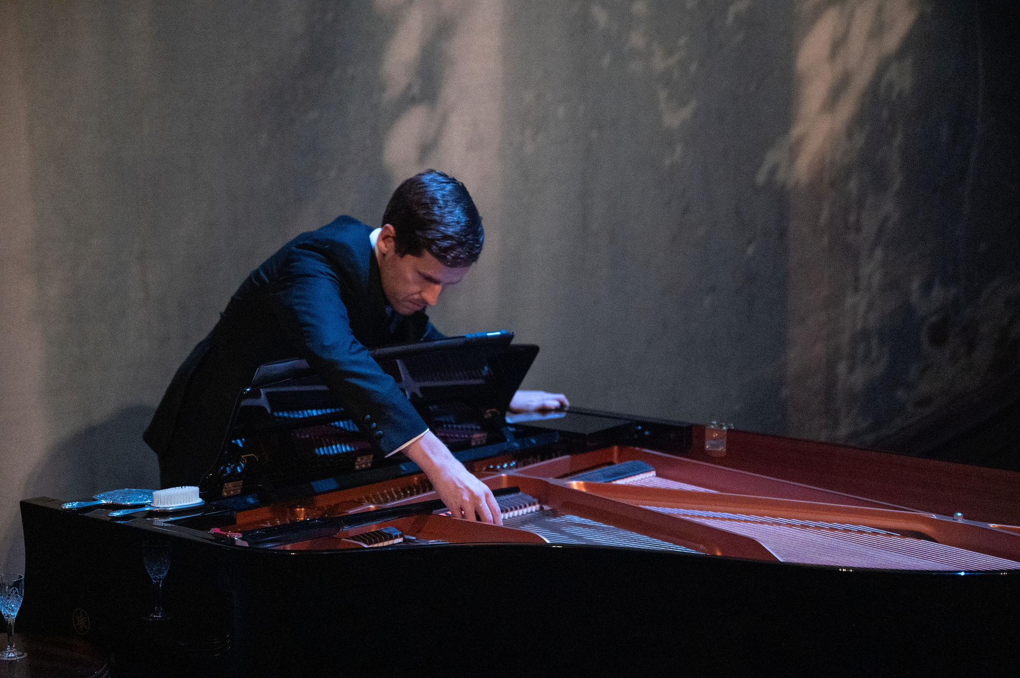 Pianist Stéphane Mayer | Photo by Dahlia Katz