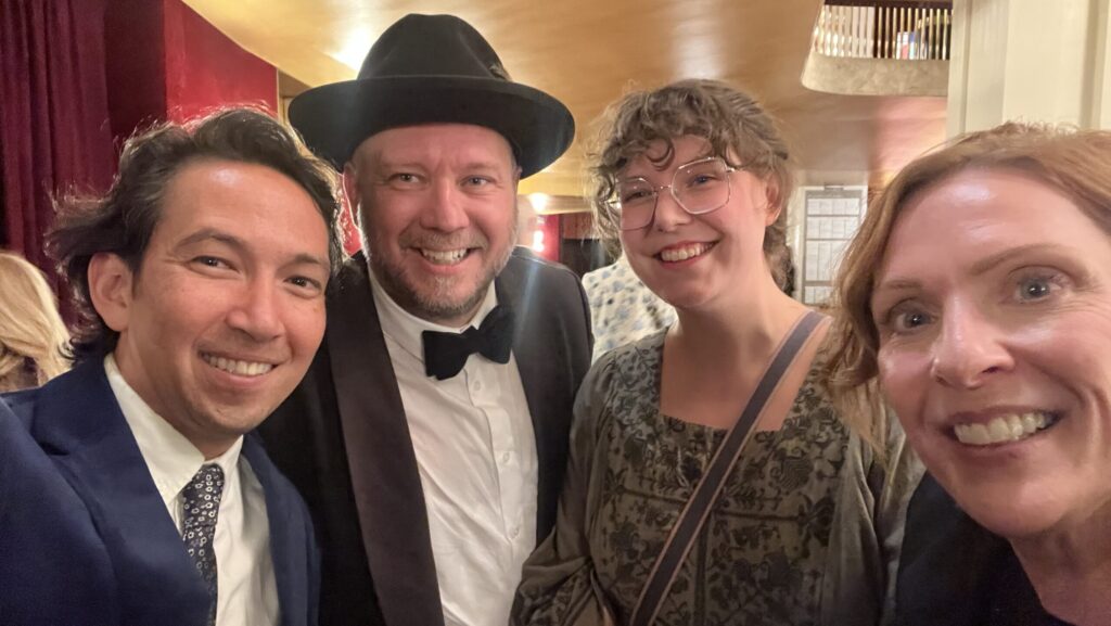 Michael Hidetoshi Mori, Royce Vavrek, Lauren Halász, Heather Slater