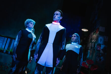 Emily Spearing, Scott Belluz and Katherine Semchuk. Photo by Elana Emer.