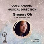 Outstanding Musical Direction
Gregory Oh Outstanding Musical Direction