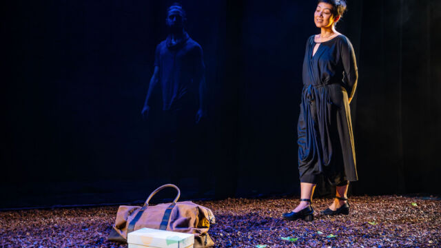 All photos by Dahlia Katz, with Xin Wang and Rumi Jeraj. Set Design by Michael Hidetoshi Mori. Lighting Design by Emerson Kafarowski.