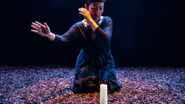 All photos by Dahlia Katz, with Xin Wang and Rumi Jeraj. Set Design by Michael Hidetoshi Mori. Lighting Design by Emerson Kafarowski.
