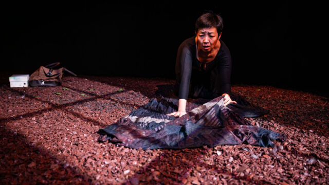 All photos by Dahlia Katz, with Xin Wang and Rumi Jeraj. Set Design by Michael Hidetoshi Mori. Lighting Design by Emerson Kafarowski.