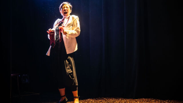 All photos by Dahlia Katz, with Xin Wang and Rumi Jeraj. Set Design by Michael Hidetoshi Mori. Lighting Design by Emerson Kafarowski.