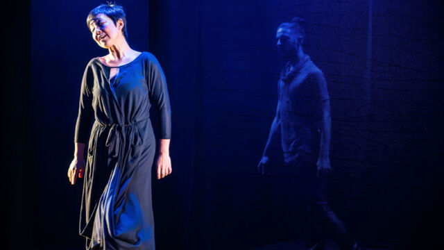 All photos by Dahlia Katz, with Xin Wang and Rumi Jeraj. Set Design by Michael Hidetoshi Mori. Lighting Design by Emerson Kafarowski.