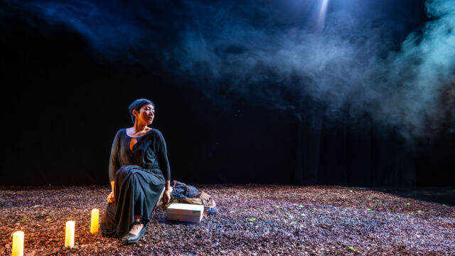 All photos by Dahlia Katz, with Xin Wang and Rumi Jeraj. Set Design by Michael Hidetoshi Mori. Lighting Design by Emerson Kafarowski.